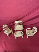 SET SEDIE IN VIMINI SCALA 1.6
