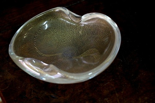Antico posacenere svuotatasche - antico,