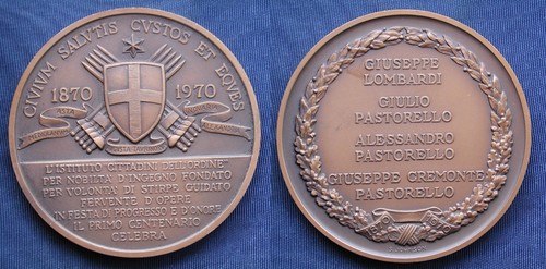 Medaglione 1870 1970 - 1870/1970, istituto