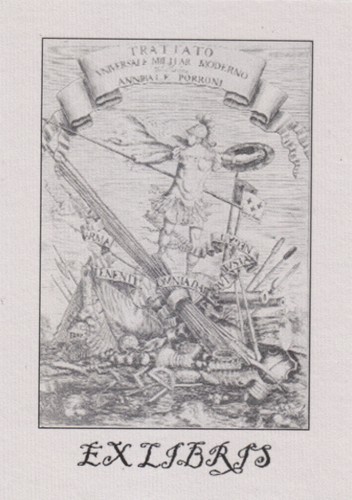 Libris bookplate porroni - di,