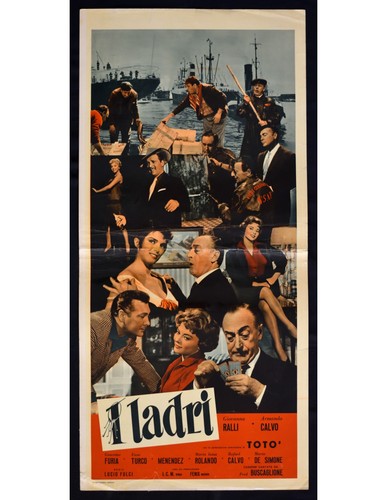 Locandina toto ladri - ladri, totò