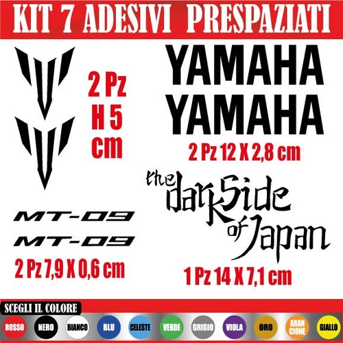 Kit adesivi yamaha dark - kit,