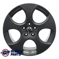 VW Volkswagen Golf Mk5 V Cerchio In Lega Nero 18" 7,5J ET:51 1K0601025AM