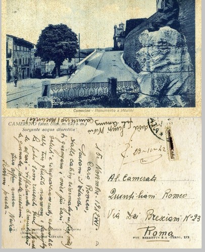 Camerino monumento vitalini - camerino:,