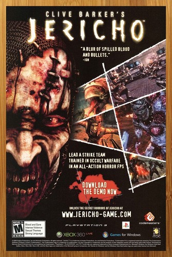 2007 clive barker jericho - 2007,
