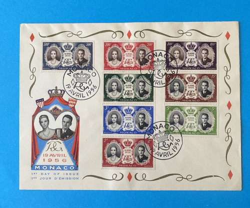 Fdc monaco 119 - 119, 1956