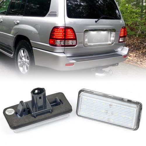 Coppia luci targa led senza