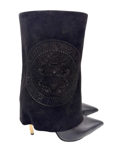 Stivali balmain pelle nero - stivali,