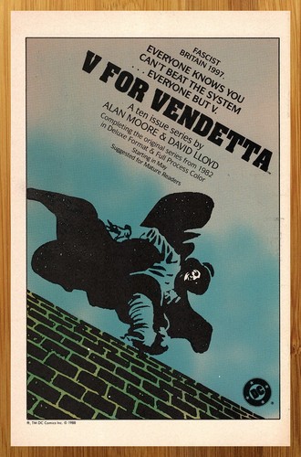 Pubblicità poster comics - comics, v