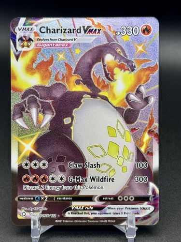 Charizard vmax shiny holo - charizard,