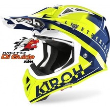 Casco Moto Cross Enduro Airoh AVIATOR ACE AMAZE Blu Lucido TAGLIA S