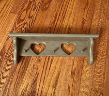 Mensola sospesa cuore - , legno
