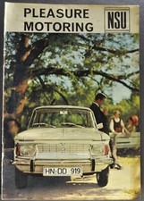 1966-1967 NSU Brochure Sport Prinz Wankel Spider Coupe 4 TYP 110 Sedan Original