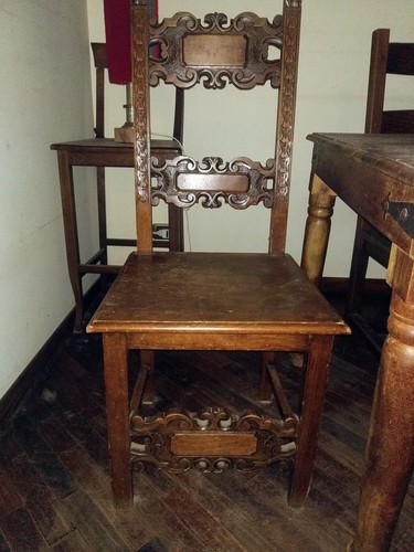Sedie legno antiche 700 - sedie,