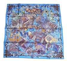 Foulard Hermes Au Fil Du Carre