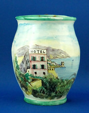 CAS VIETRI SOLIMENE Vaso da muro fioriera ceramica maiolica vista Amalfi