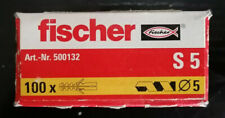 Fischer 100 Tasselli S5 x 25mm Tassello per Muratura , Mattoni  Forati