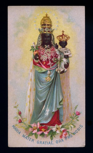 Antico santino cromo holy card - cromo-holy,