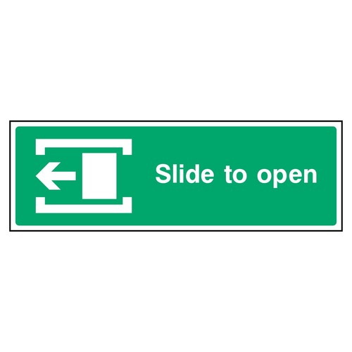 Slide open left - slide,