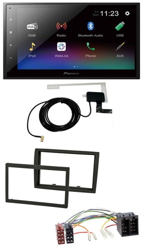 Pioneer dab mp3 bluetooth 2din - mp3,