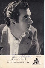 FOTOCARTOLINA CON AUTOGRAFO