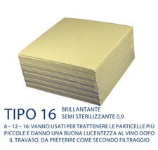Cartoni filtranti pezzi - cartoni, 25