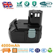 Batteria agli ioni di litio 4,0 Ah 18 V per Hitachi BCL1815 BCL1830 DS18DFL G18DL 327730 326240