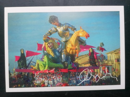 Cartolina carnevale viareggio - cartolina,