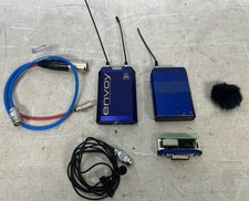 Audio ltd envoy Radio Microfono Trasmettitori/Ricevitore + Sennheiser MKE-2 -