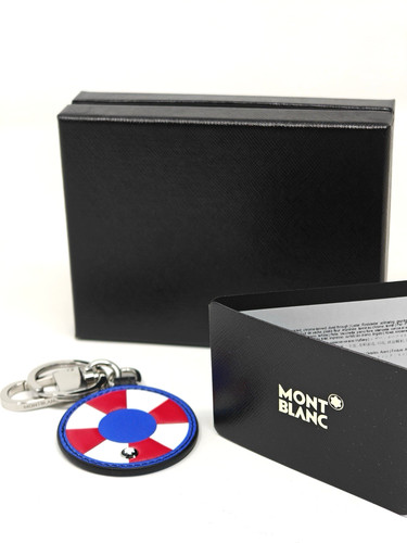 Montblanc leather key ring - montblanc,