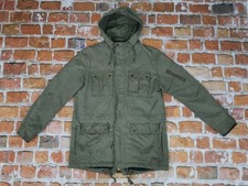 Diesel Denim Vintage Giacca Cappotto Parka Oliva Esercito Verde Casual Tg. : XXL