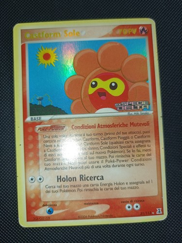 Lotto carte pokémon castform - lotto,