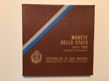 REPUBBLICA S.MARINO - 9 MONETE DIVISIONALI 1980 - Confezione Per Numismatici.