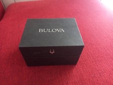 Scatola Bulova per orologi  moderni Curve, Lunar Pilot, etc. Maglie E Garanzia 