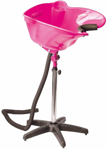 Lavatesta portatile rosa - lavatesta,