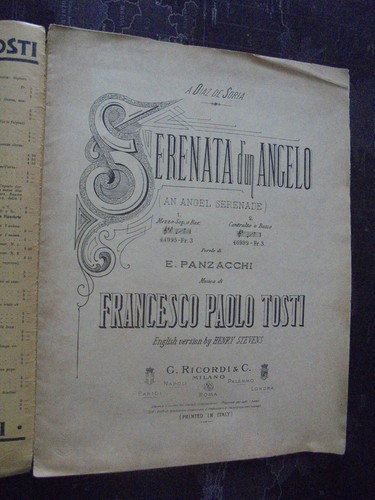 Tosti paolo serenata d un - paolo, d'un