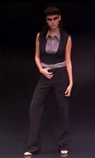 Camicia Alexander McQueen vintage unisex senza maniche a pois S/S 2002