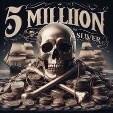 5 MILIONI ARGENTO - TESCHIO E