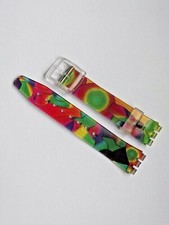 cinturino W gomma swatch collezione crazy gent 17mm straps watch correa