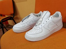 Nike Air Force 1 '07 Sneakers da Uomo -Ragazzo  White/White, EU 38,50