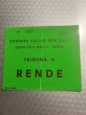 Cosenza rende biglietto - cosenza-rende, biglietto/ticket