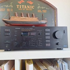 Pioneer A-120D Preamplificatore Stereo Amplificatore Vintage Nero Funzionante...