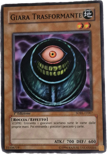 Giara trasformante - yu-gi-oh,
