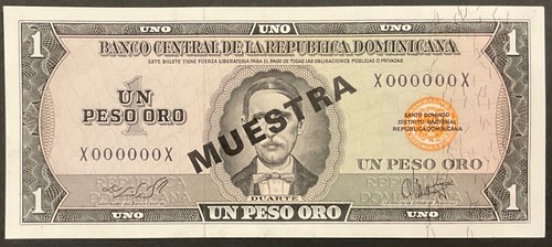 Peso oro 1964 muestra - 1,