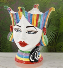 Testa di Moro in ceramica di