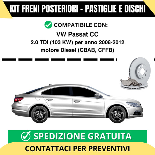 Kit freni posteriori per - kit,
