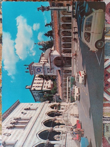 Cartolina antica udine piazza - cartolina,