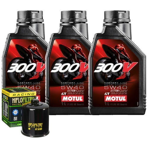 Kit tagliando olio motul 300v - tagliando,