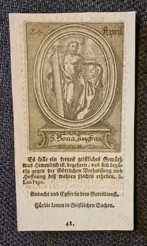 Heiligenbild bona - ,