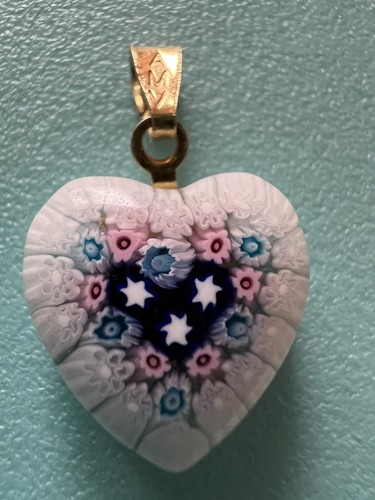 Ciondolo cuore vetro di - cuore,